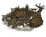 Barbarian shelter world-map sprite from the game